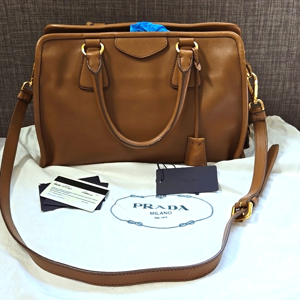 Prada Shopping City Calf Bag